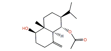 1b-Hydroxy-6a-acetoxyeudesm-4(15)-ene