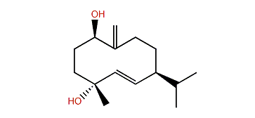 (1b,4a,5E)-5,10(14)-Germacradiene-1,4-diol
