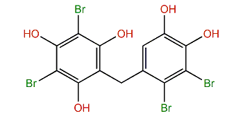 2',3,3',5-Tetrabromo-2,4,4',5',6-pentahydroxydiphenylmethane