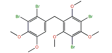 2',3,3',5-Tetrabromo-2,4,4',5',6-pentamethoxydiphenylmethane