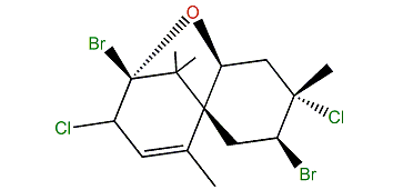 2,10-Dibromo-3,9-dichloro-5,10-epoxy-7-chamigrene