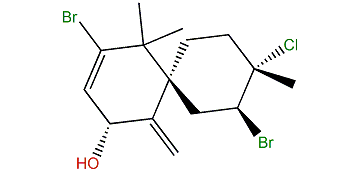 2,10-Dibromo-3-chloro-7(14),9-chamigradien-8-ol