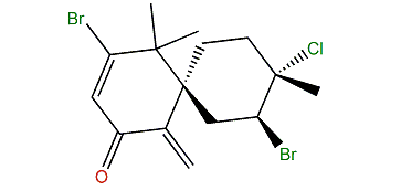 2,10-Dibromo-3-chloro-7(14),9-chamigradien-8-one
