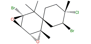 2,10-Dibromo-3-chloro-7,8-9,10-diepoxychamigrane