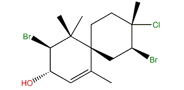 2,10-Dibromo-3-chlorochamigran-7-en-9-ol