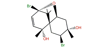 2,10-Dibromo-5,10-epoxy-8-chamigrene-3,7-diol
