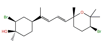 2,14-Dibromo-11,15-epoxy-7,9-prenylbisaboladien-3-ol