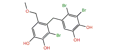 2,2',3-Tribromo-3',4,4',5-tetrahydroxy-6'-methoxymethyldiphenylmethane