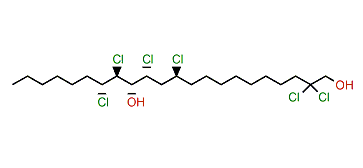 2,2,11,13,15,16-Hexachlorodocosane-1,14-diol