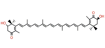 	(3'S)-2,3'-Dihydroxy-beta,beta-carotene-4,4'-dione