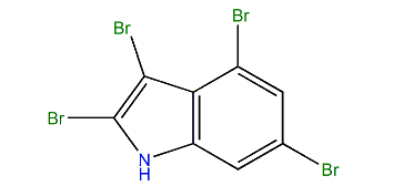 2,3,4,6-Tetrabromo-1H-indole