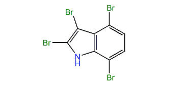 2,3,4,7-Tetrabromo-1H-indole