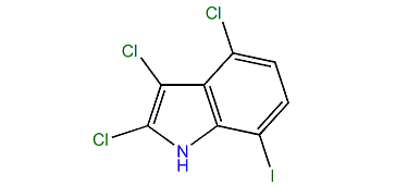 2,3,4-Trichloro-7-iodo-1H-indole
