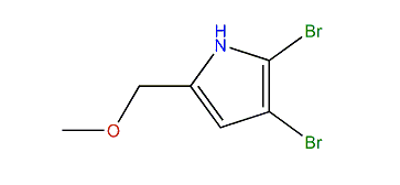 2,3-Dibromo-5-(methoxymethyl)-1H-pyrrole