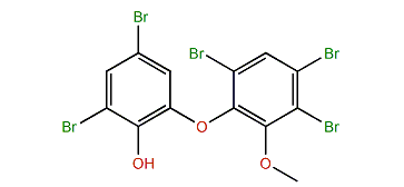 2,4-Dibromo-6-(2,4,5-tribromo-6-methoxyphenoxyl)-phenol