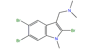 2,5,6-Tribromo-N-methylgramine