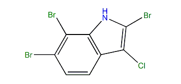 2,6,7-Tribromo-3-chloro-1H-indole