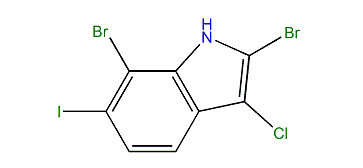 2,7-Dibromo-3-chloro-6-iodo-1H-indole