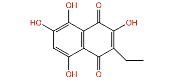2-Ethyl-3,5,6,8-tetrahydroxy-1,4-naphthoquinone