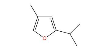2-(1-Methylethyl)-4-methylfuran