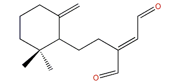 (2E)-2-[2-(2,2-Dimethyl-6-methylidenecyclohexyl)-ethyl]-2-butenedial