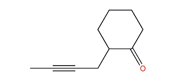 2-(But-2-ynyl)-cyclohexanone