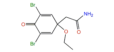 2-(3,5-Dibromo-1-ethoxy-4-oxocyclohexa-2,5-dien-1-yl)-acetamide