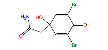 2-(3,5-Dibromo-1-hydroxy-4-oxocyclohexa-2,5-dienyl)-acetamide