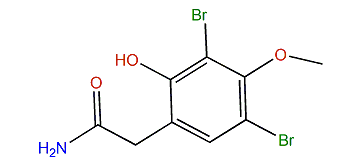 2-(3,5-Dibromo-2-hydroxy-4-methoxyphenyl)-acetamide