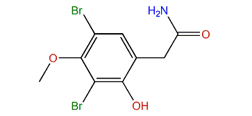 3,5-Dibromo-2-hydroxy-4-methoxyphenylacetamide