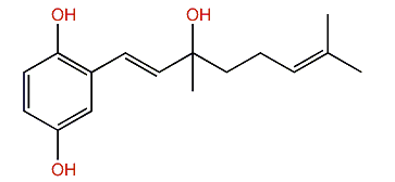 (E)-2-(3-Hydroxy-3,7-dimethyl-1,6-octadienyl)-1,4-benzenediol