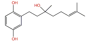 2-(3-Hydroxy-3,7-dimethyl-6-octenyl)-1,4-benzenediol
