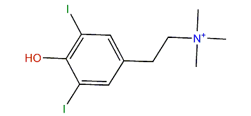 2-(4-Hydroxy-3,5-diiodophenyl)-N,N,N-trimethylethanaminium