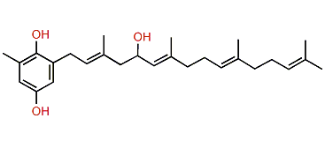 2-(5-Hydroxy-3,7,11,15-tetramethyl-2,6,10,14-hexadecatetraenyl)-6-methyl-1,4-benzenediol