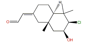 (Z)-2-(6-Chlorooctahydro-7-hydroxy-5,5,8a-trimethylnaphthalen-2(1H)-ylidene)-acetaldehyde