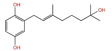 (E)-2-(7-Hydroxy-3,7-dimethyl-2-octenyl)-1,4-benzenediol