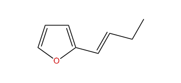 (E)-2-(1-Butenyl)-furan