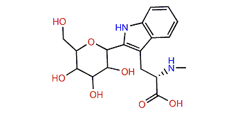 2-a-D-Mannopyranosyl-N-a-methyltryptophan