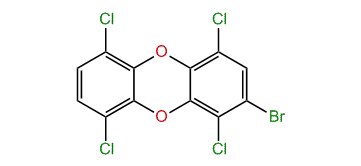 2-Bromo-1,4,6,9-tetrachlorodibenzo-p-dioxin