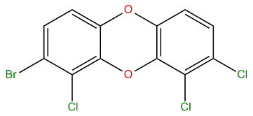 2-Bromo-1,8,9-trichlorodibenzo-p-dioxin