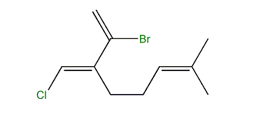 2-Bromo-3-(chloromethylene)-7-methyl-1,6-octadiene