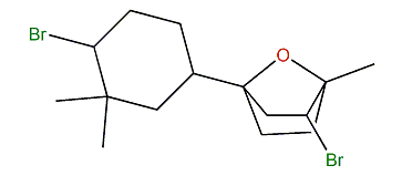 2-Bromo-4-(4-bromo-3,3-dimethylcyclohexyl)-1-methyl-7-oxabicyclo[2.2.1]heptane