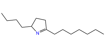 2-Butyl-5-heptyl-5-pyrroline