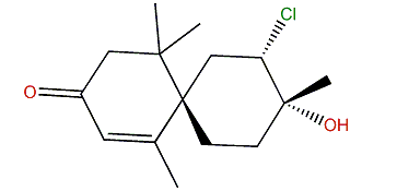2-Chloro-3-hydroxy-7-chamigren-9-one
