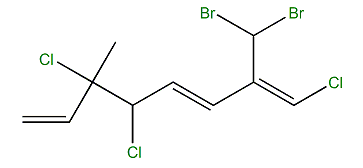 2-(Dibromomethyl)-1,5,6-trichloro-6-methyl-1,3,7-octatriene