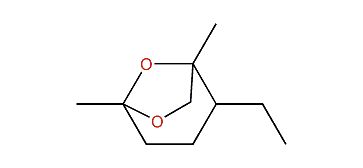 2-Ethyl-1,5-dimethyl-6,8-dioxabicyclo(3.2.1)-octane