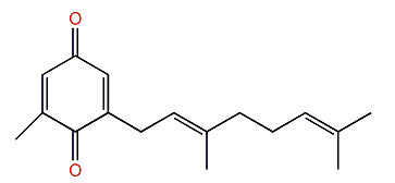 (E)-2-(3,7-Dimethyl-2,6-octadienyl)-6-methylbenzoquinone