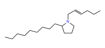 2-Hexenyl-5-nonylpyrrolidine