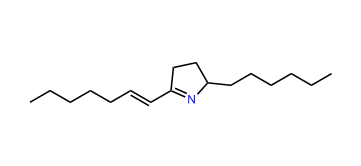 2-Hexyl-5-(E,1-heptenyl)-5-pyrroline