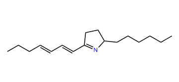 2-Hexyl -5-(E,E,1,3-heptadienyl)-5-pyrroline
